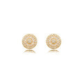 Brinco pizza cravejado dourado