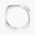 Bracelete Square Resina Incolor